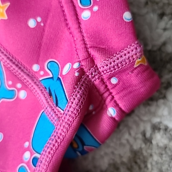 4 for $28 - Water Babies Splash Jammers Girls 2-3Y Pink Wetsuit Shorts - Picture 3 of 6